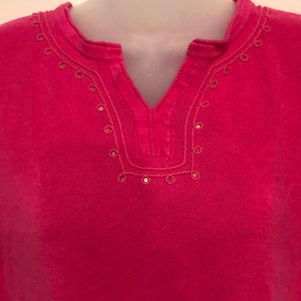 Ladies Plus Sized short Sleeve Knit Top,